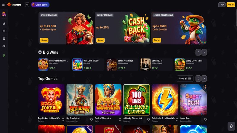 Best spinmacho slots in Global